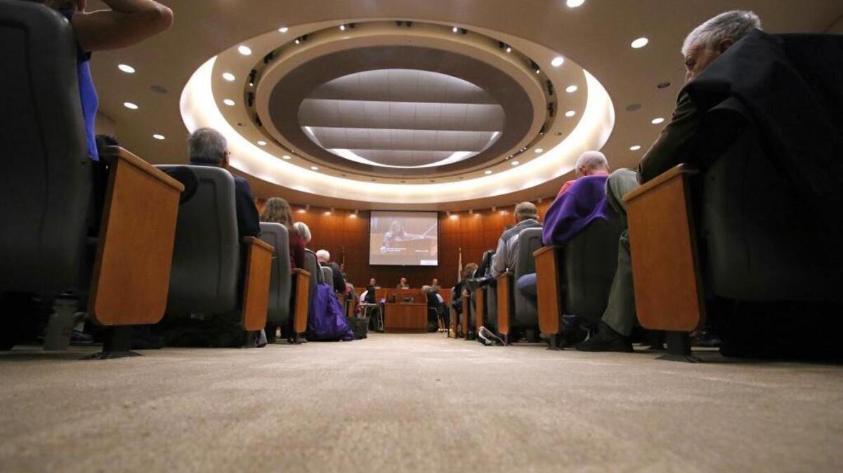 The San Luis Obispo County Planning Commission on Friday, during a fourth day of a hearing on a proposal by Phillips 66 Co. to bring oil by rail to its Nipomo Mesa refinery.