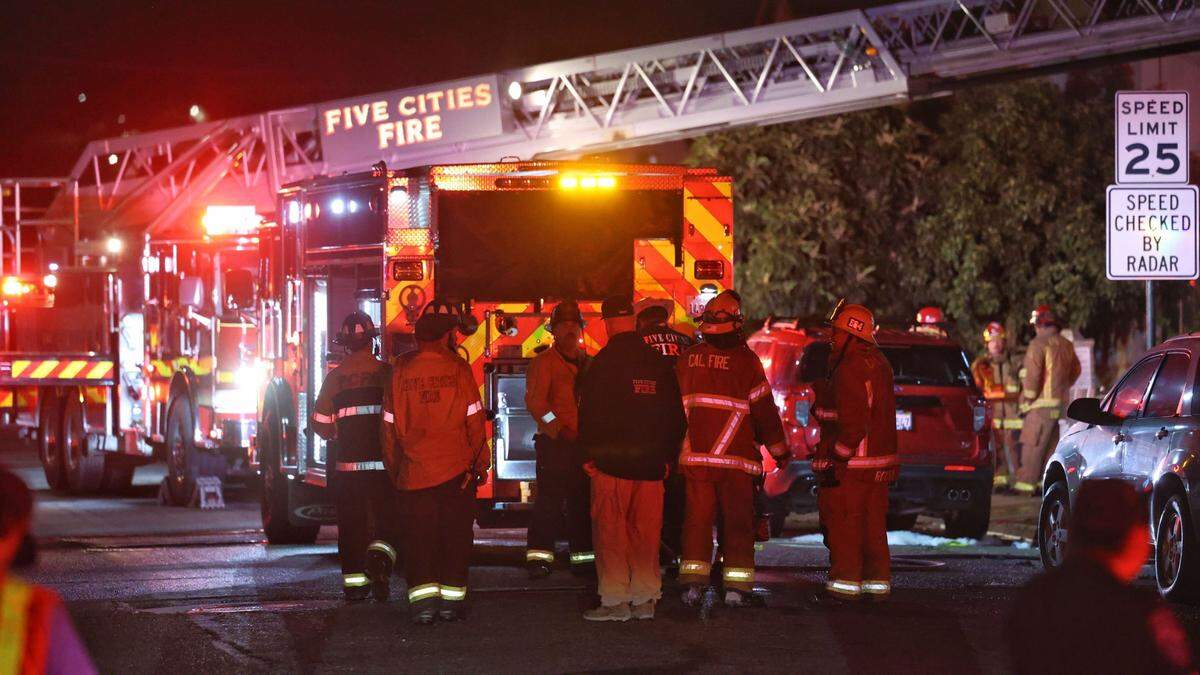 One person died and another was arrested after emergency crews responded to what police believed was an intentionally-set house fire in Arroyo Grande on Oct. 14, 2024.