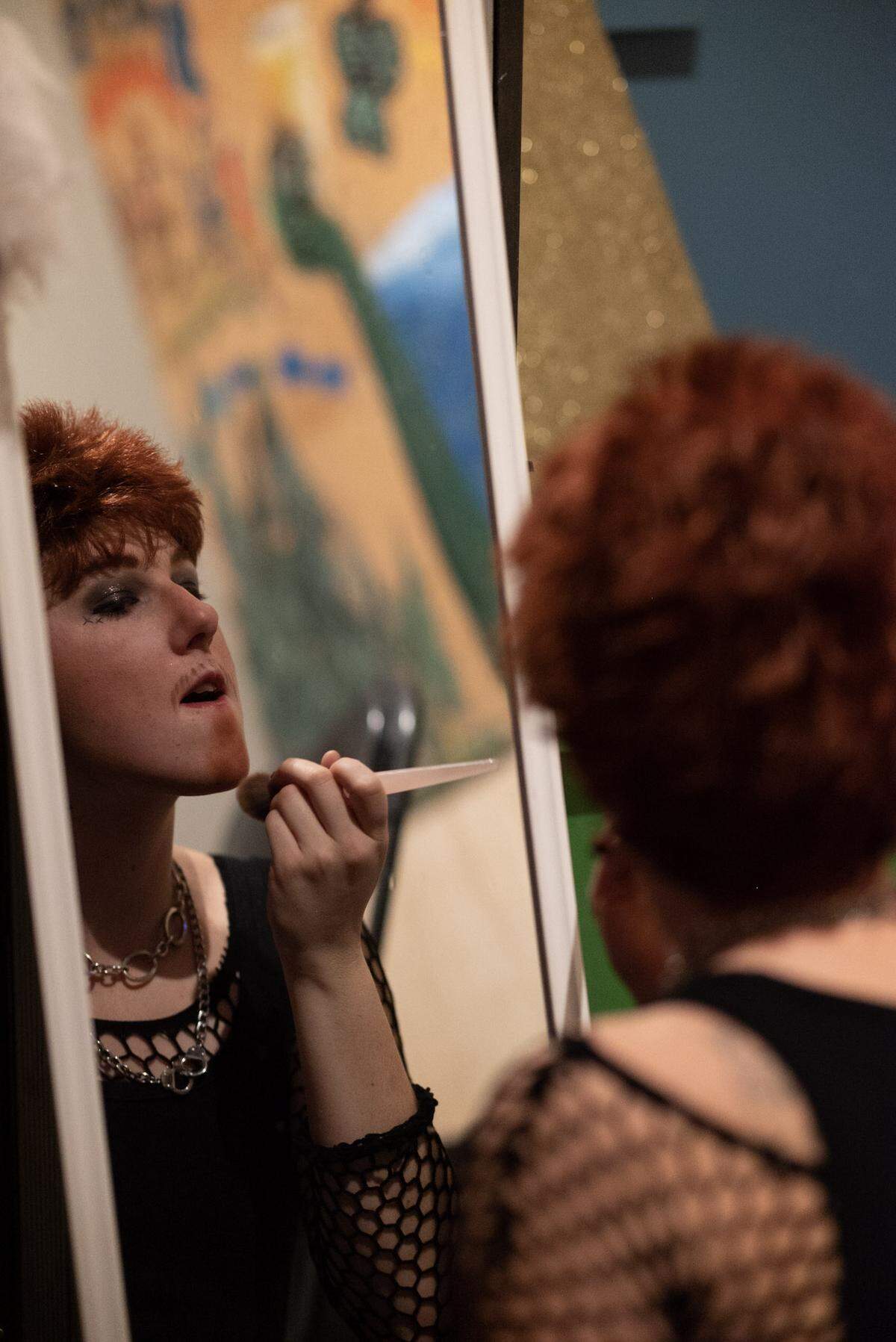 Gray Gautereaux modeled their drag persona after punk icons like Sid Vicious and Billie Joe Armstrong mixed with ‘90s heartthrobs like Leonardo DiCaprio.