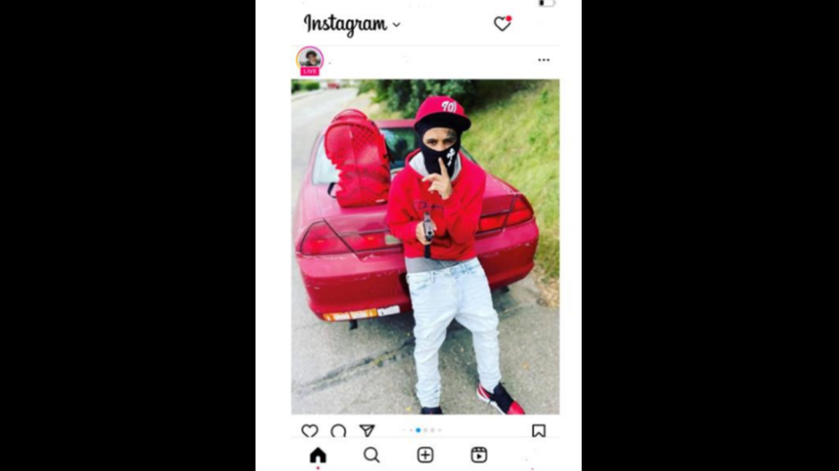 A Paso Robles man was arrested on an outstanding warrant and probation violations after posting photos of himself brandishing a gun on Instagram.
