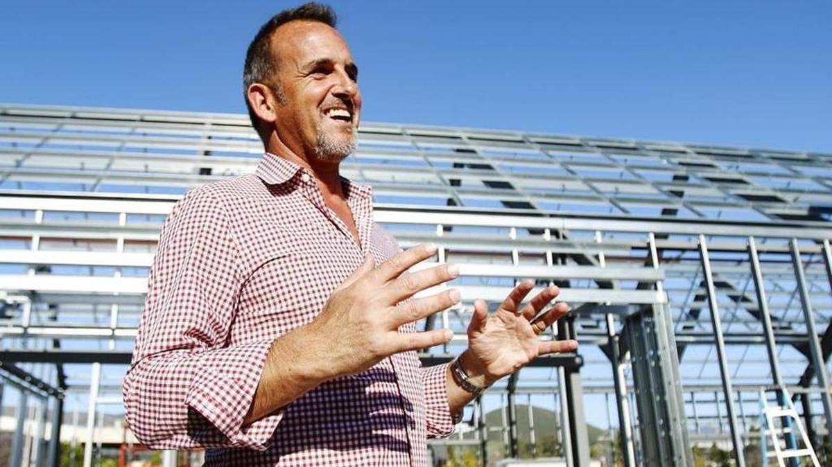 SLO Brewing Co. co-owner Rodney Cegelski gave a site tour in February of The Rock, a new brewing production facility and taproom near the San Luis Obispo County Regional Airport. On Tuesday, the City Council approved SLO Brew’s request for a permit to have live entertainment at the site.