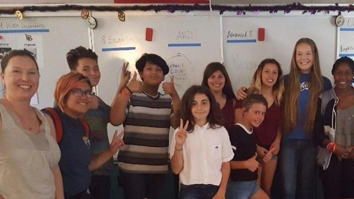 These students and their instructors are involved in the Laguna Middle School Kidz-In-Biz Idea Lab, facilitated by Mission Community Services Corp.’s Women’s Business Center. The program provides a foundation for the concepts of entrepreneurship.