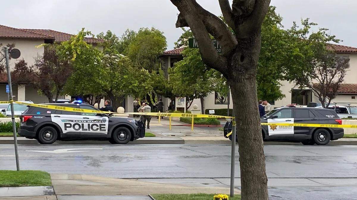 Police responded to a report of a bomb at the Santa Maria Superior Court Wednesday morning, Sept. 25, 2024.