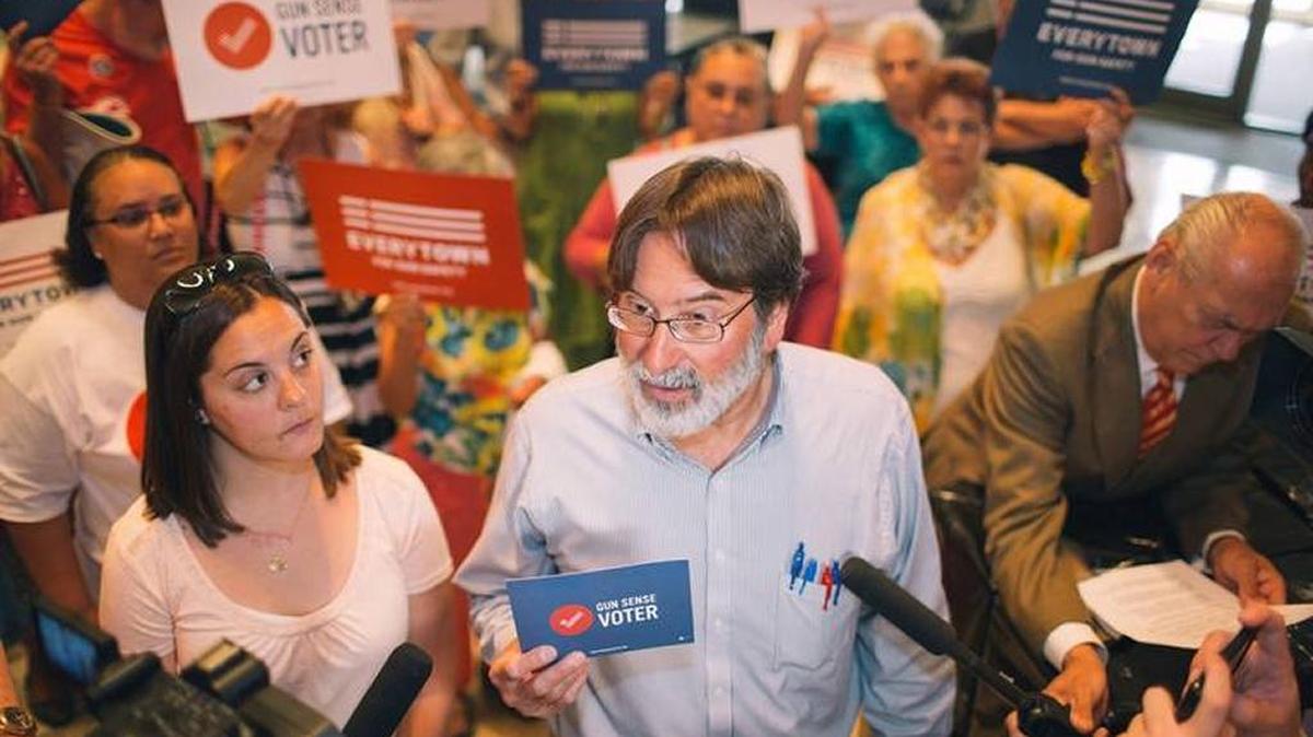 Richard Martinez working for Everytown for Gun Safety.