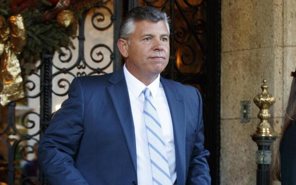 Former California Lt. Gov. Abel Maldonado leaves Mar-a-Lago after meetings with President-elect Donald Trump and his transition team on Wednesday, Dec. 28, 2016, in Palm Beach, Fla.