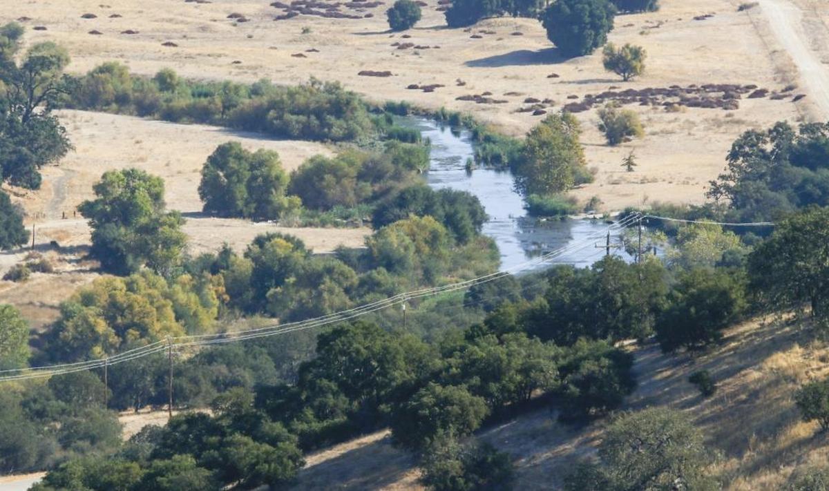Water released from Lake San Antonio eventually flows to the Salinas River.