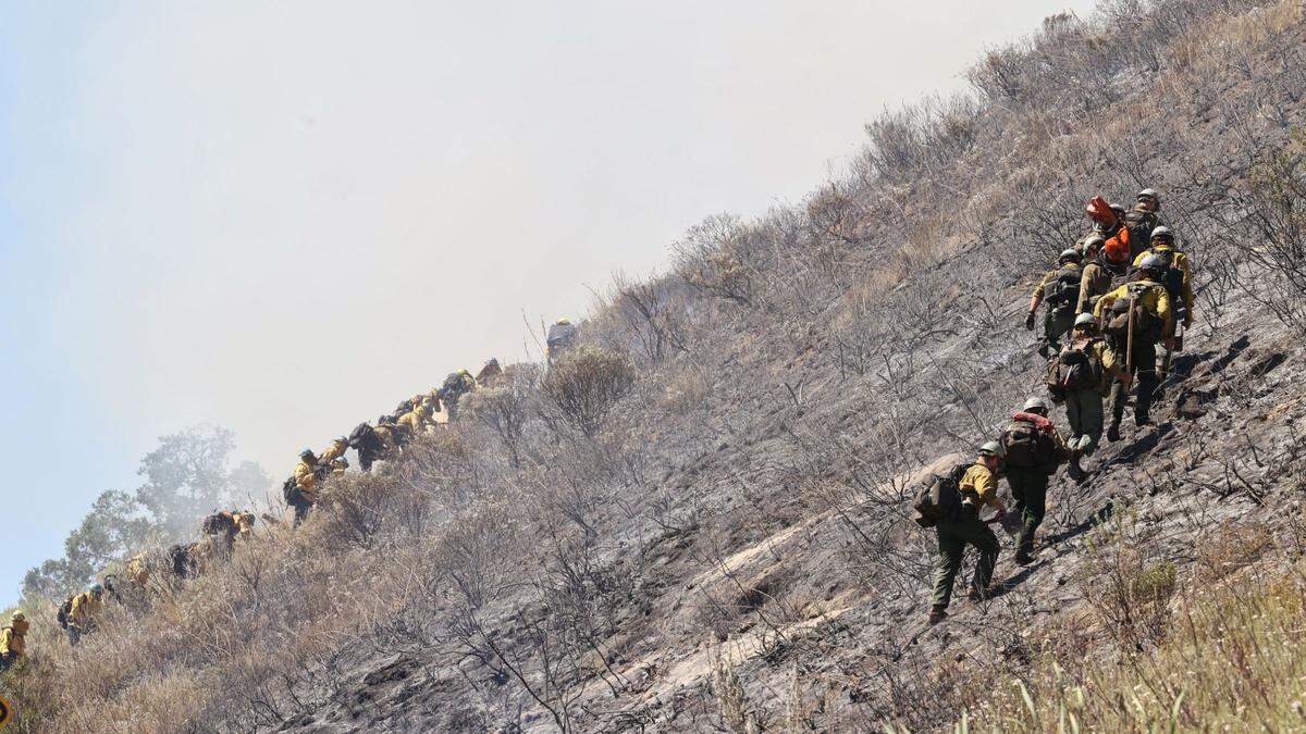 A fire on the Cuesta Grade slowed northbound Highway 101 traffic on July 3, 2024, with stand-still traffic jams reported south of Old Stage Coach Road.