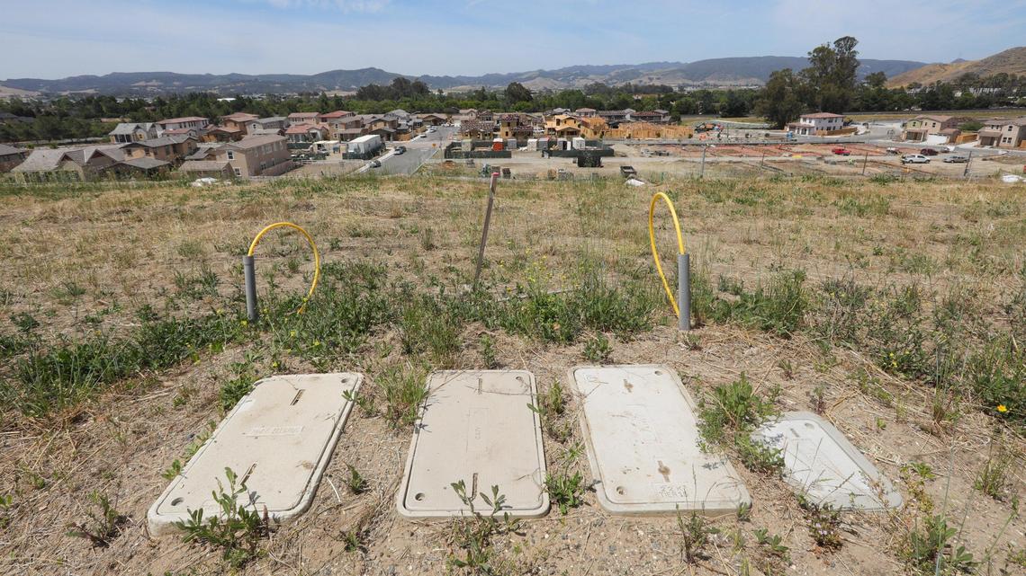 The Righetti development is well underway off of Tank Farm Road.