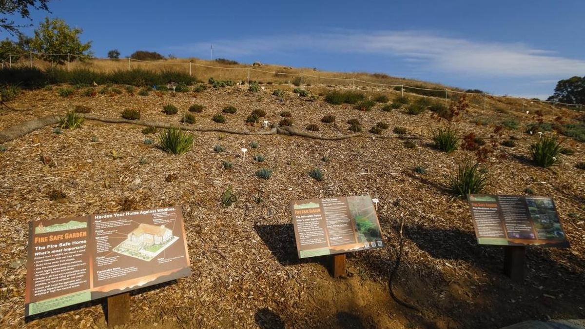 The Fire Safe Garden at the San Luis Obispo Botanical Garden.