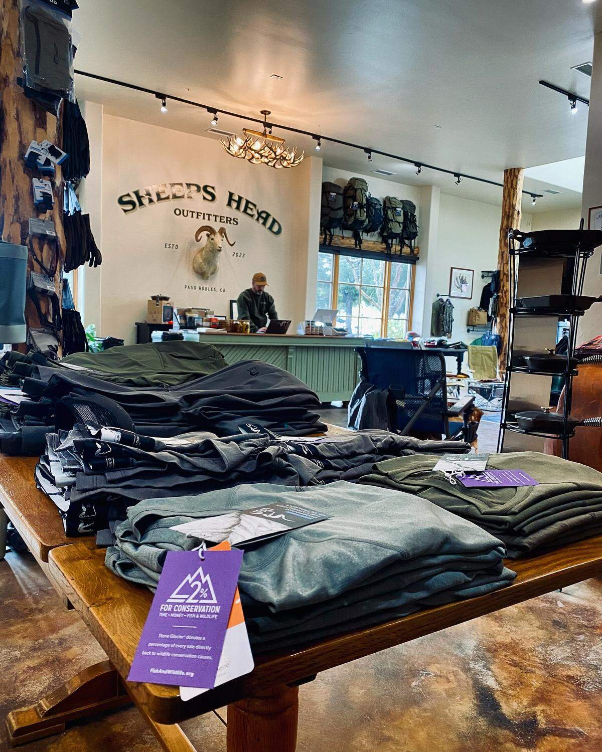 Sheep’s Head Outfitters is a new outdoors shop in Paso Robles focused on selling outdoors products like clothing, shoes and gear.
