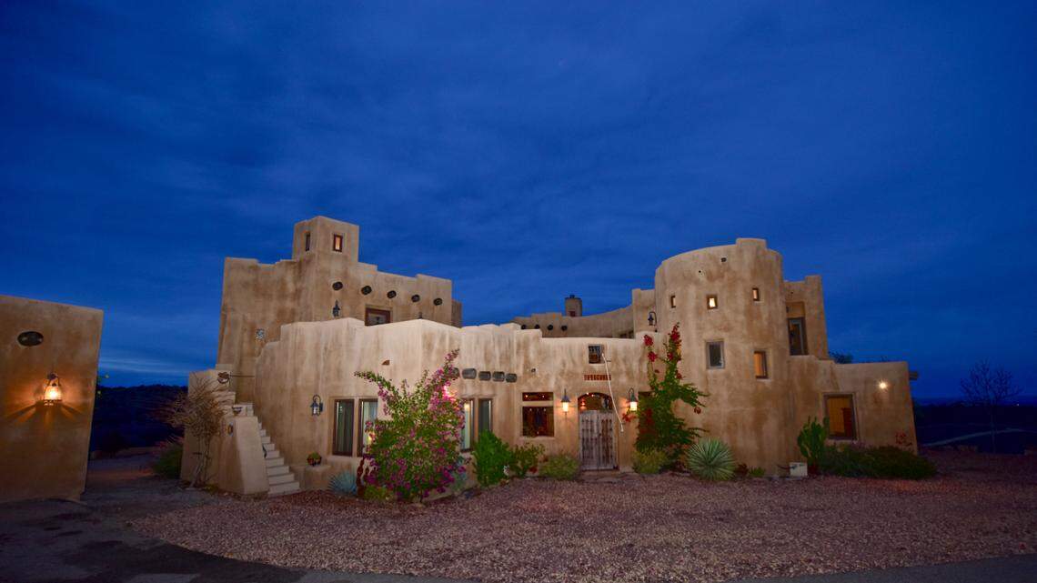 This Paso vineyard home is straight out of a New Mexico pueblo
