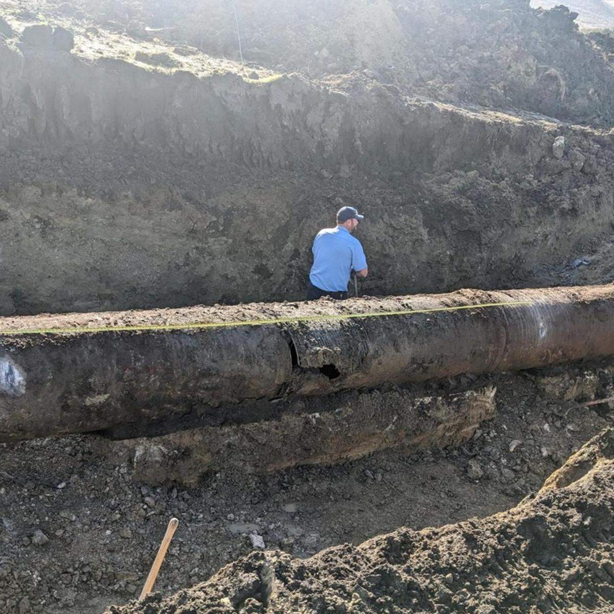 San Luis Obispo utilities workers have repaired a rupture in the pipleline that brings water to the city from Whale Rock Reservoir, the city said Saturday, Jan. 13, 2024, in a post on Facebook.