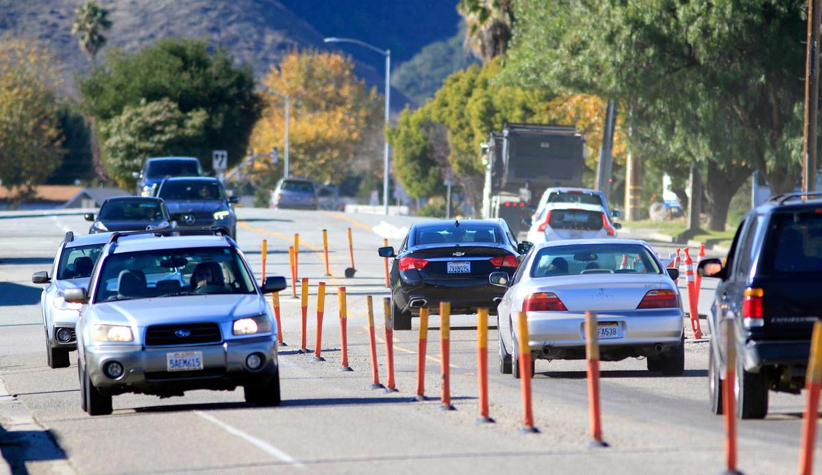 Ongoing work on Tank Farm Road in SLO will widen the road as new commercial lots are developed nearby. The work will continue over the next three to four months, city officials say.