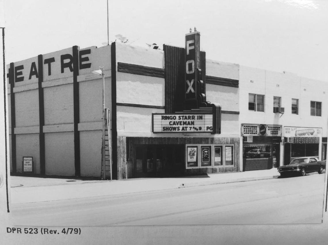 The Fox Theatre in 1981, a few years before it closed.