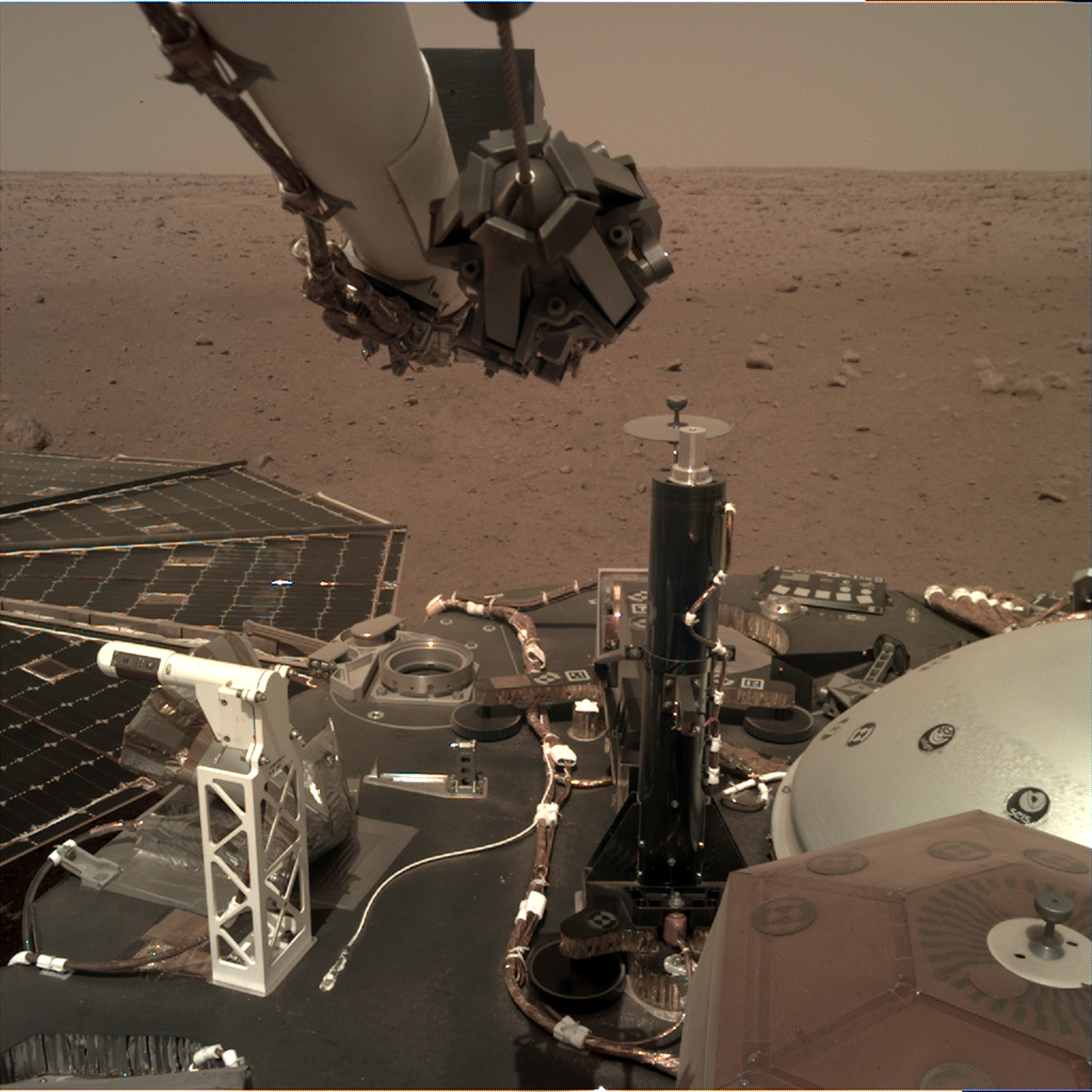 Insight’s Mars landing image.