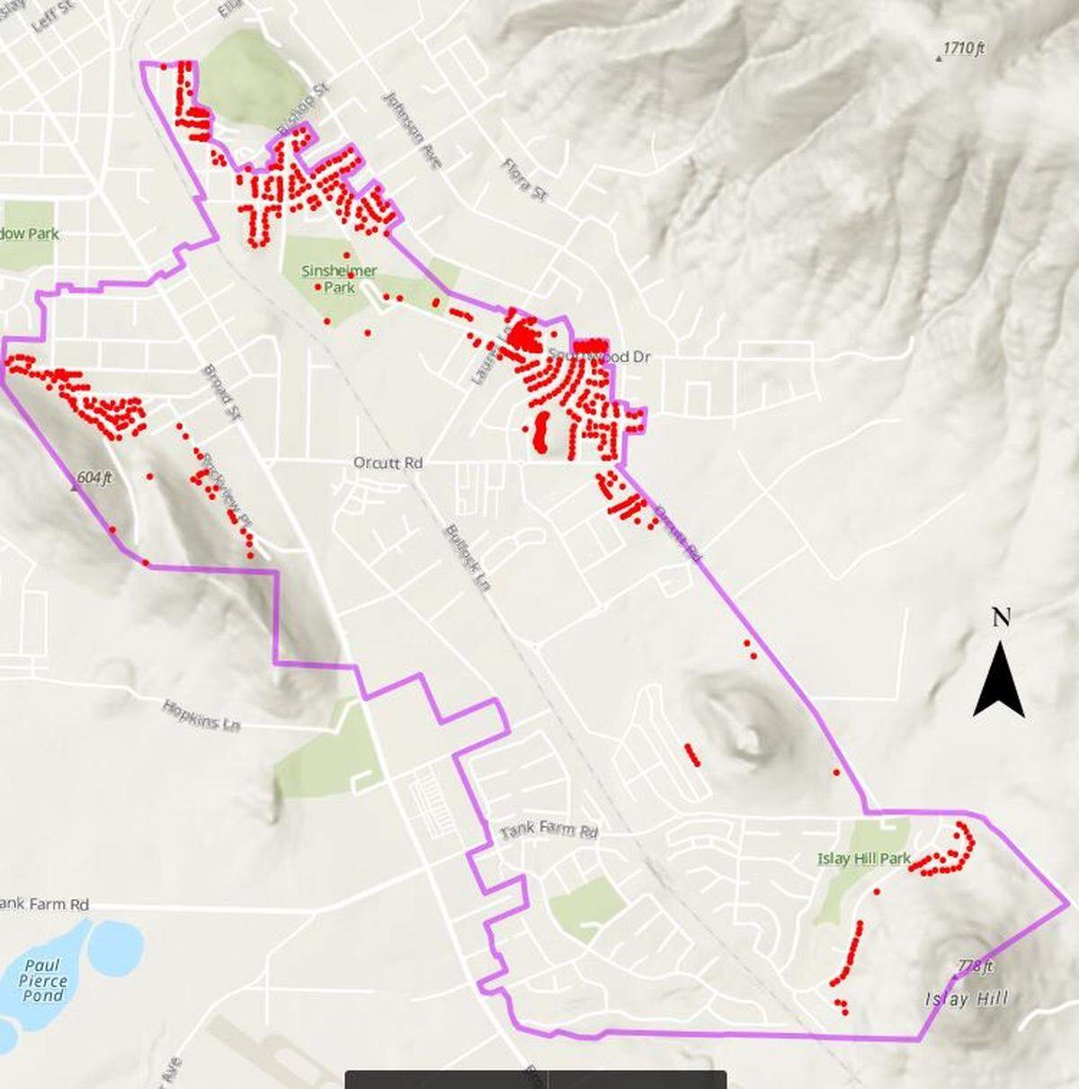 Residents in a large swath of southern San Luis Obispo are being urged to boil their water after a pipeline break may have led to contamination. The area is bordered by Broad Street, Tank Farm Road, Johnson Avenue and Bishop Street.