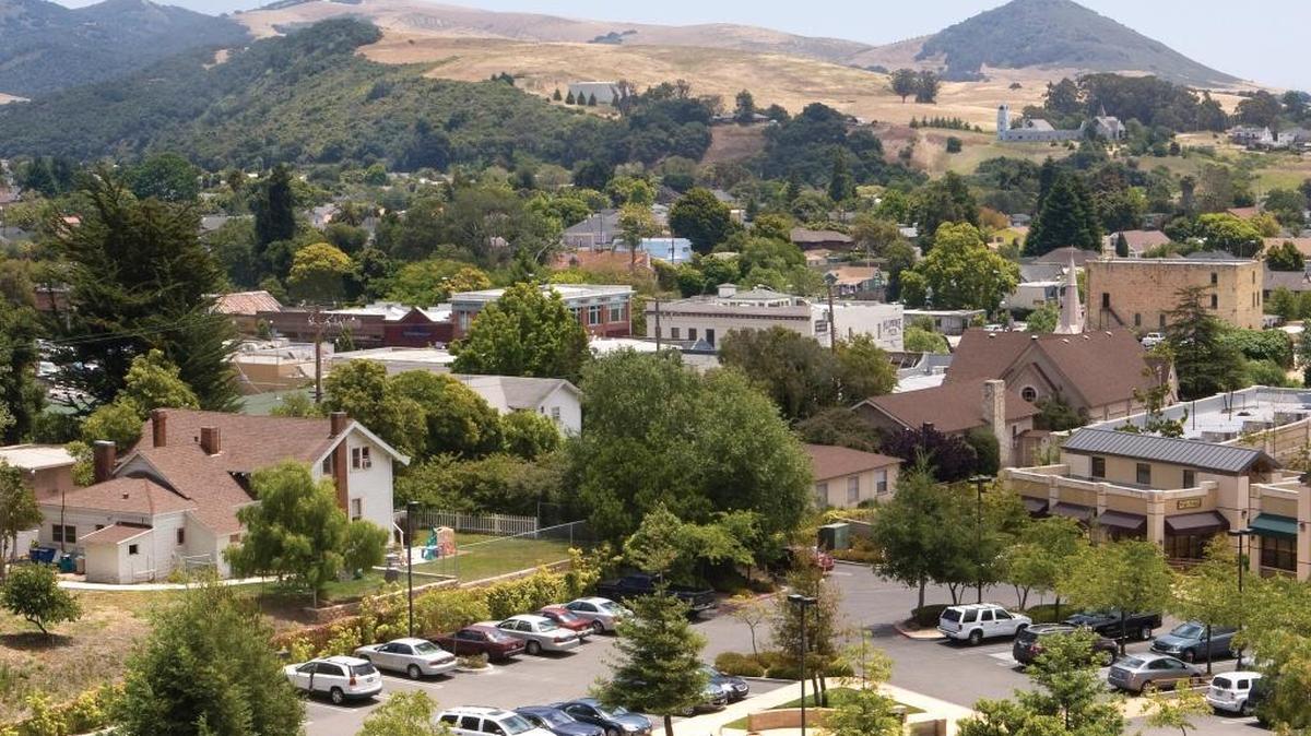 The historic Arroyo Grande Village invites visitors to walk and explore its collection of shops and restaurants.