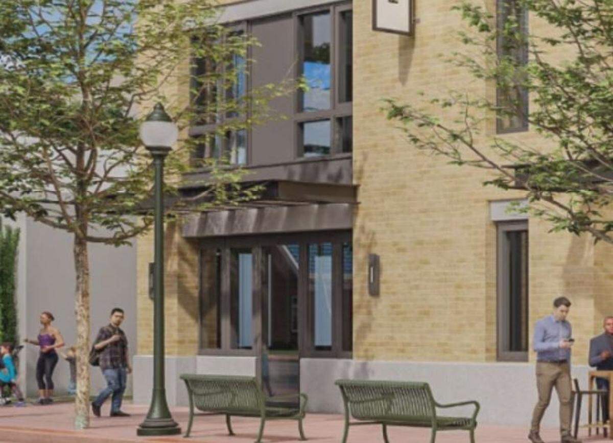 A rendering shows the image of a approved development at 545 Higuera and 486 Marsh streets in downtown San Luis Obispo. Community groups appealed the city’s approval.