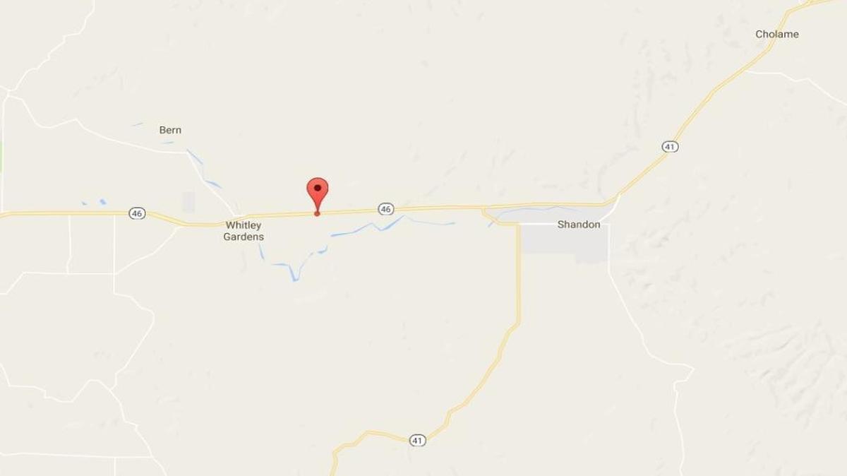Thirteen people received minor injuries in a two-car crash on Highway 46 west of Shandon on Monday, according to Cal Fire.