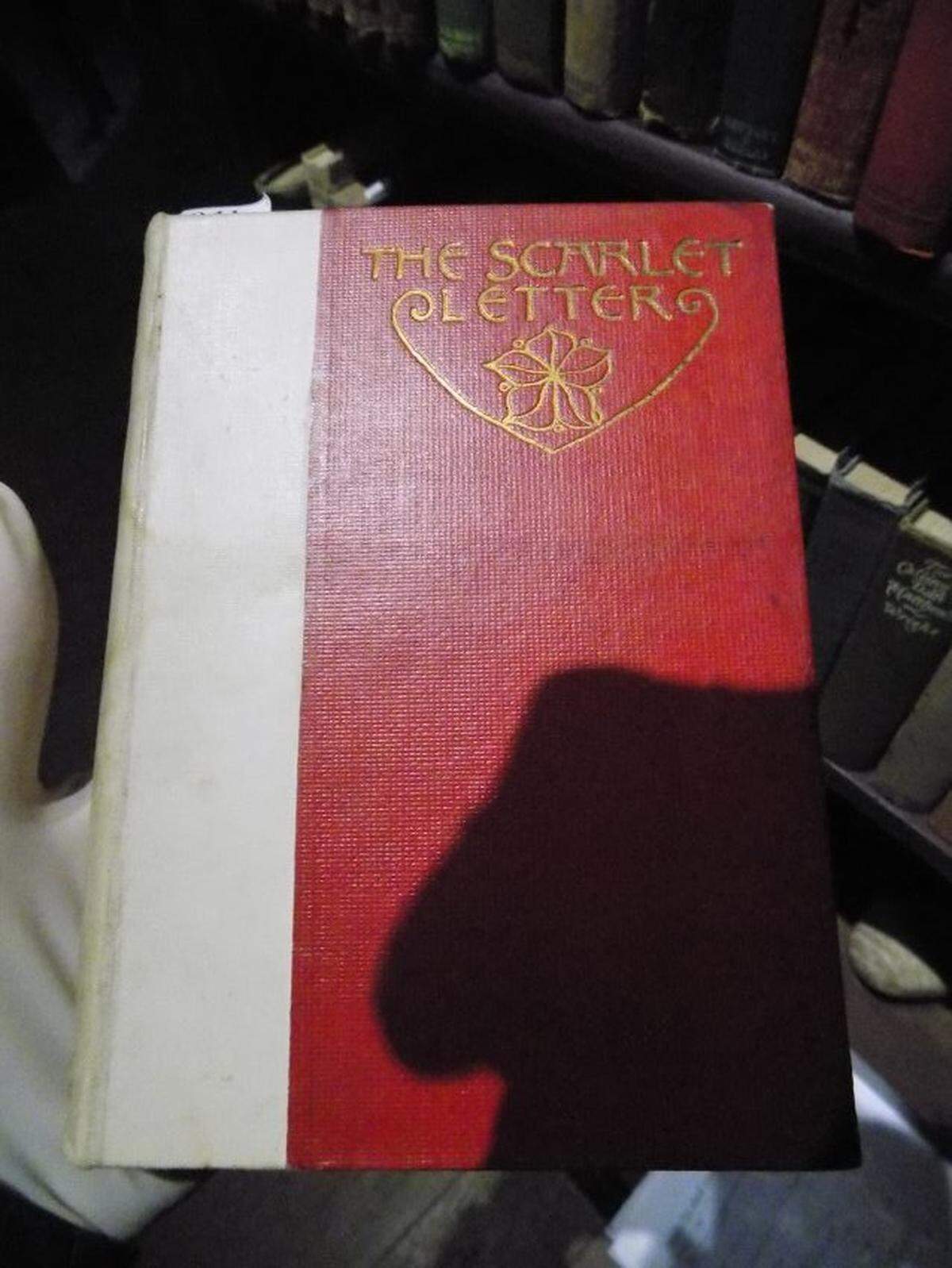 This 1893 edition of “The Scarlet Letter” by Nathaniel Hawthorne was stolen from the Dallidet Adobe in SLO.