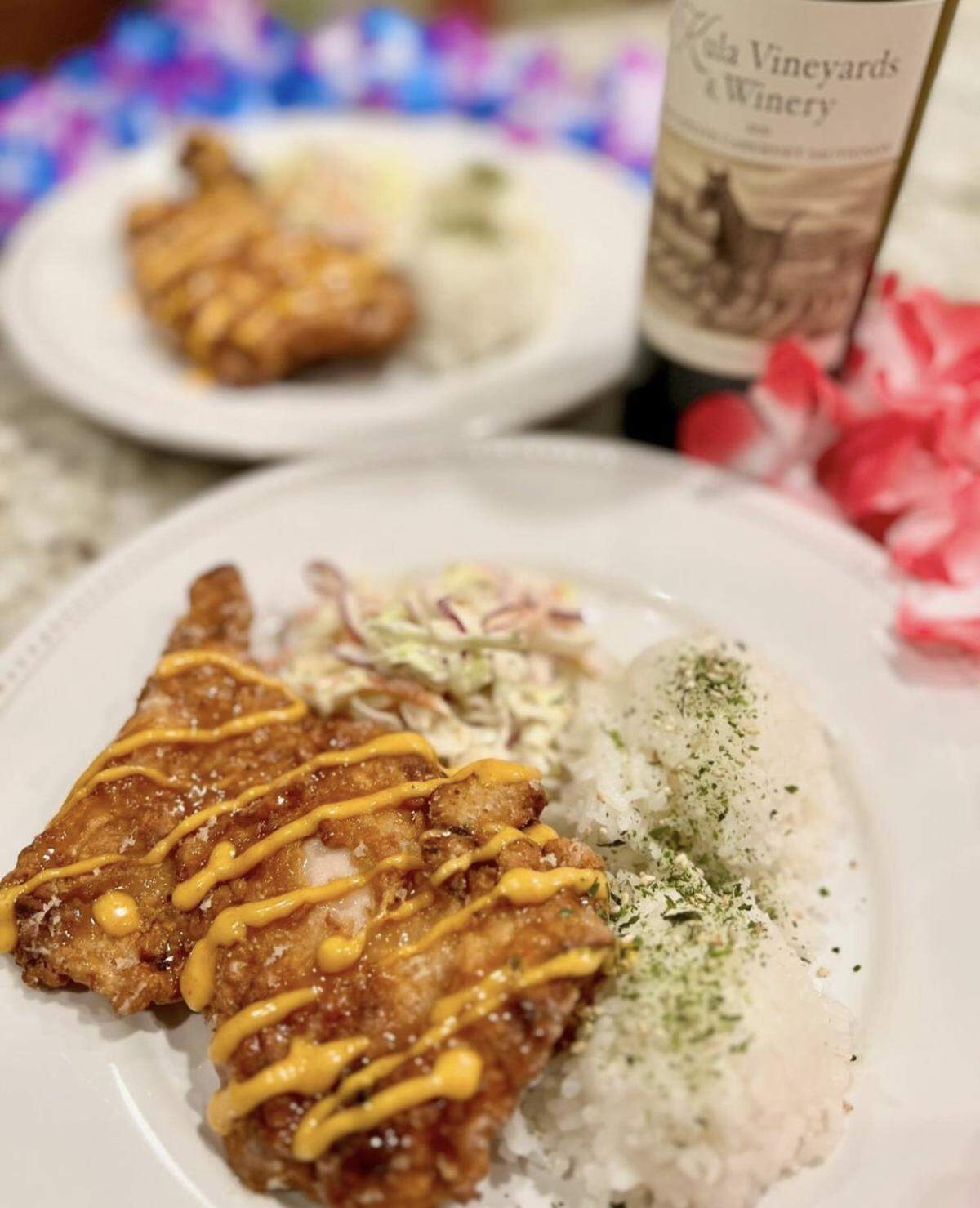  Mochiko chicken is a popular item on the menu at Kula Hawaiian Kitchen in Atascadero. 