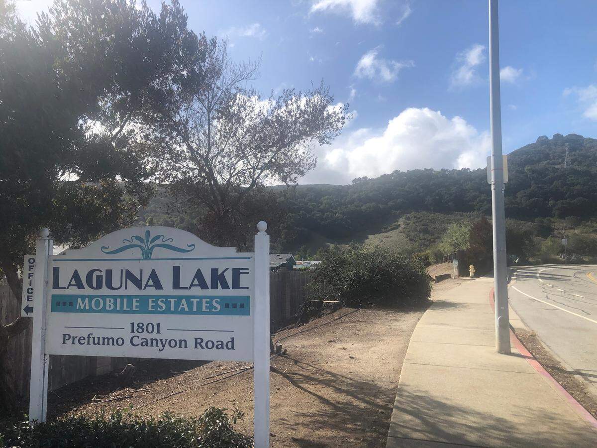 A view of the irish Hills from near SLO’s Laguna Lake Mobile Home Estates park.