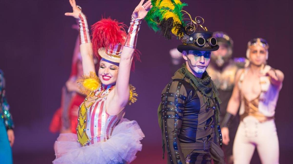 Circus Vargas presents its steampunk-themed show, “Steam Cirque,” Friday through July 10 at Madonna Inn Meadows in San Luis Obispo.