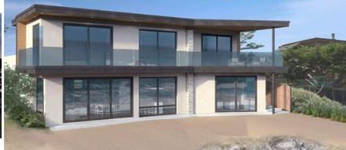The California Coastal Commission will consider in August 2025 plans that would allow this home to replace a tiny Cambria cottage created by noted designer/builder Warren Leopold in 1965. Appeals against the plan cite environmental and view impacts, among others.