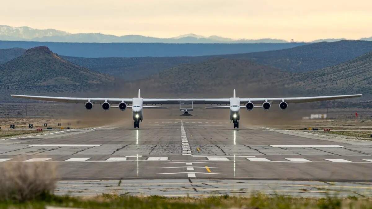 Stratolaunch’s Roc aircraft takes off from Mojave for the next in a series of flight tests off the coast of Vandenberg Space Force Base. Paso Robles hopes to become a spaceport itself to launch horizontal space craft into orbit.