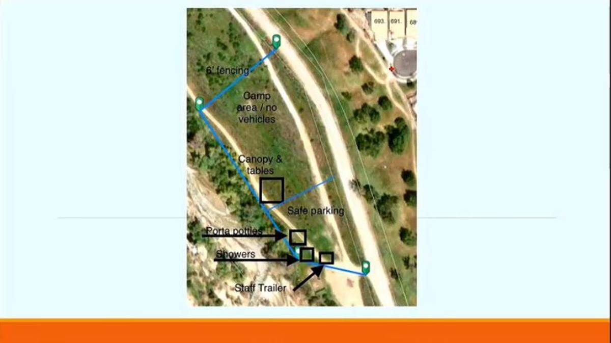 Paso Robles’ temporary homeless camp will include a space for tents, safe parking, portable toilets and showers.