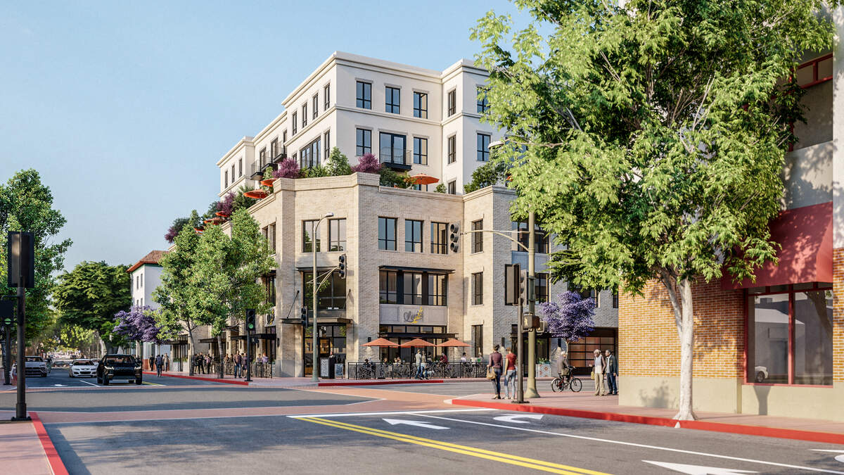 A rendering of the proposed buidling at 1144 Chorro St.