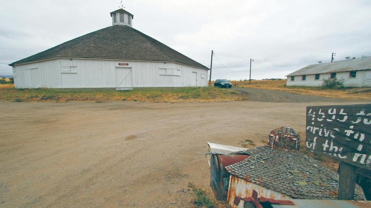 The landmark Octagon Barn on South Higuera Street just south of Los Osos Valley Road was built in 1906 as a dairy barn.