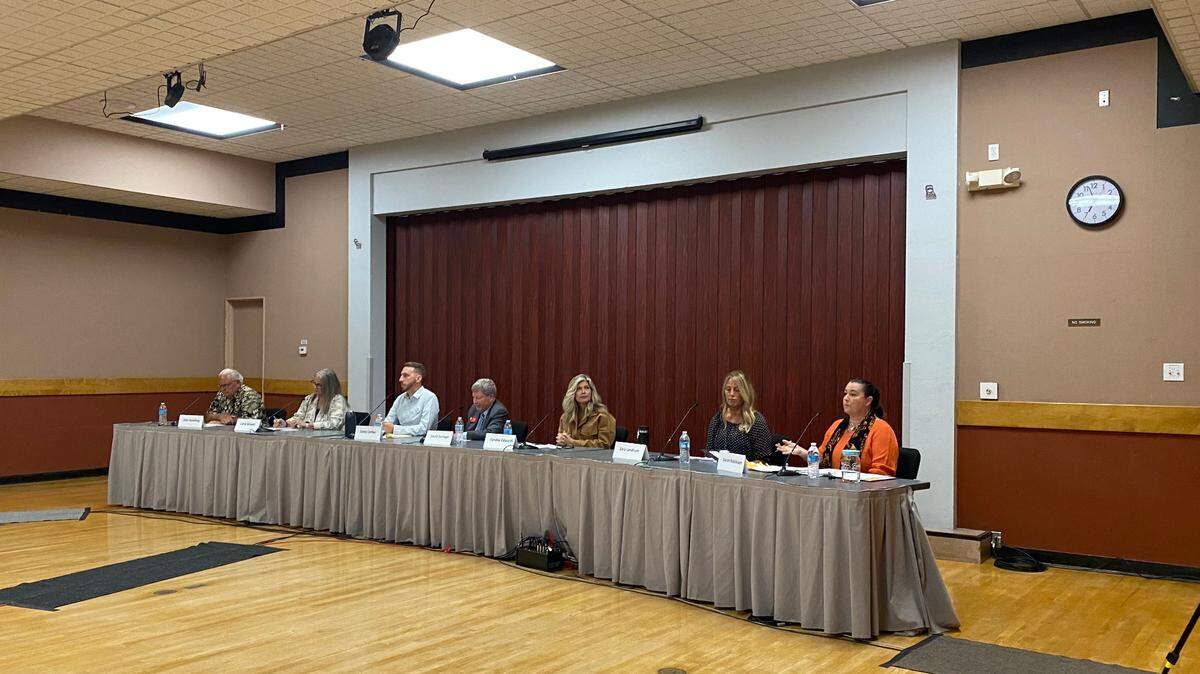 Morro Bay city council and mayoral candidates discussed the wind farm, downtown revitalization and other issues in a League of Women Voters forum on Wednesday, October 5, 2022.