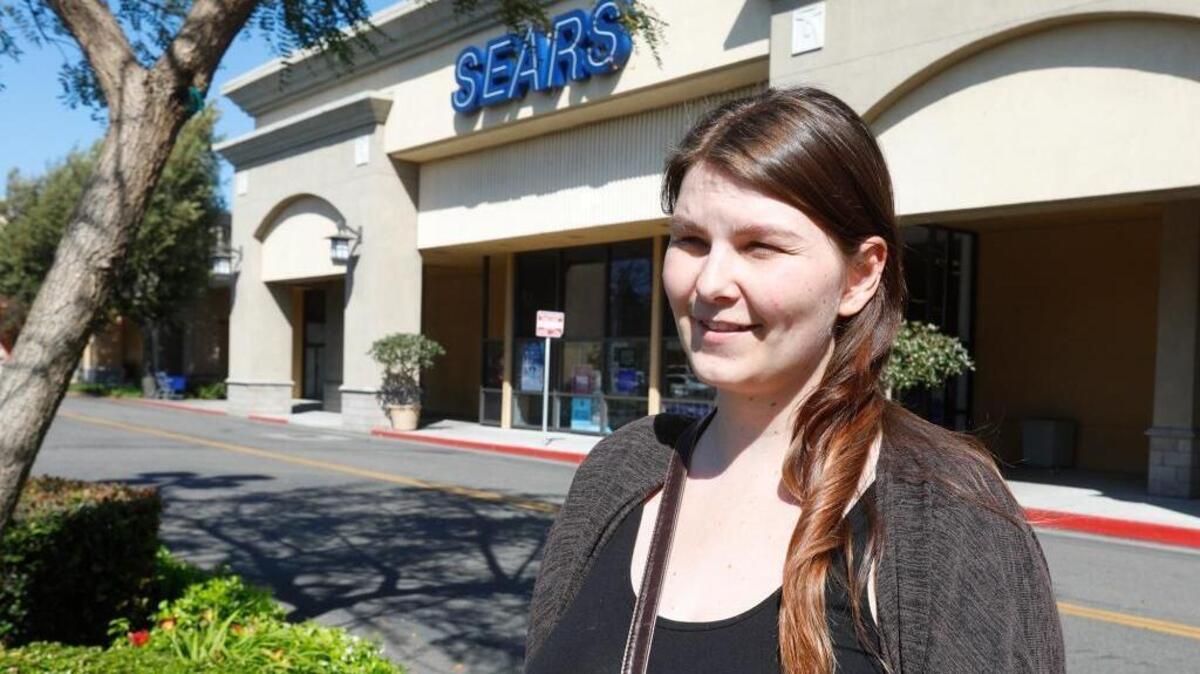 Merina Keller, 24, was unimpressed by the selection of maternity clothes at Sears during a visit on Thursday. “I just went in there and they don’t have crap,” she said.
