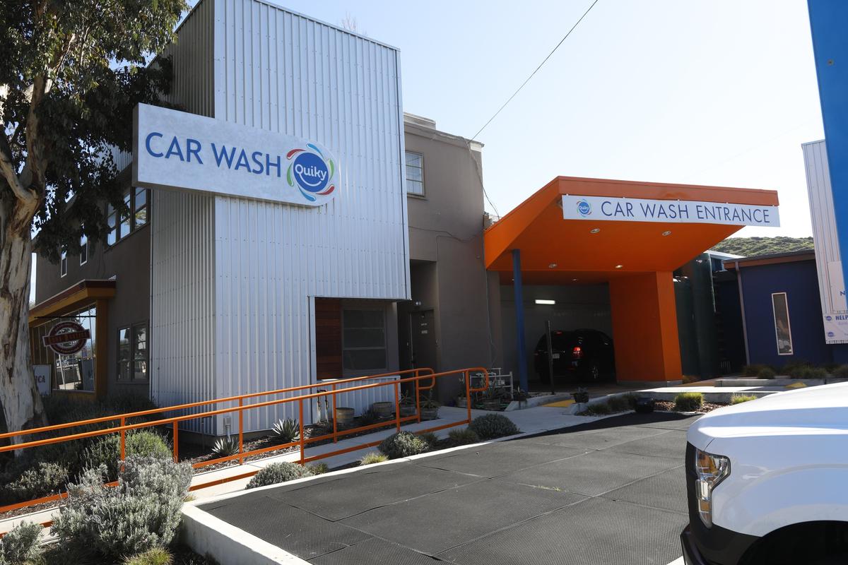 Neighbors who live behind the Quiky Car Wash on Broad Street say the noise from the drying fans is a regular disturbance.