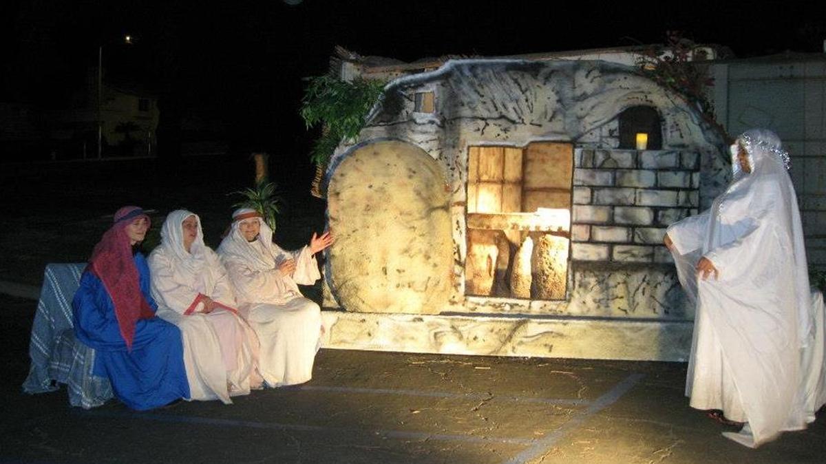 “The Gift,” a drive-thru Nativity scene, is organized each year by the Oak Park Christian Church in Grover Beach.