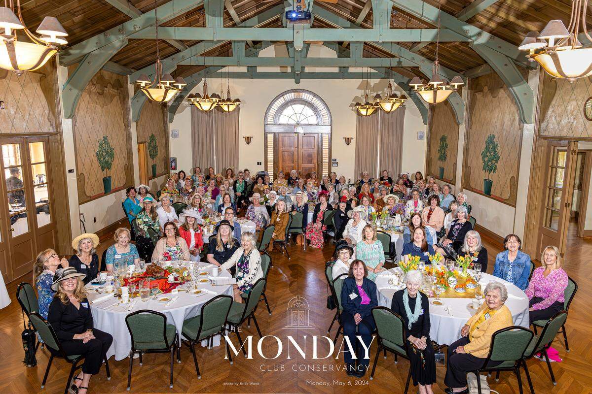 This general membership meeting of The Monday Club membership was taken in May 2024. It was held in The Monday Club’s clubhouse, as usual.