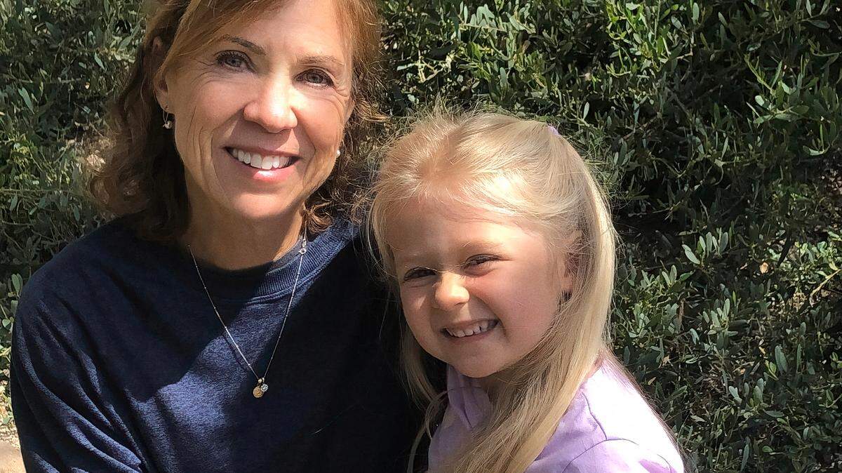 Claire Aagaard of Atascadero, a retired grief counselor, cherishes some time May 27 with her 3-year-old granddaughter, Betty DeQuattro. Aagaard hopes advice from her new book “When a Child Dies: A Hopeful Healing Guide for Surviving the Loss of a Child,” can help families dealing with tragedies such as mass shootings in schools.