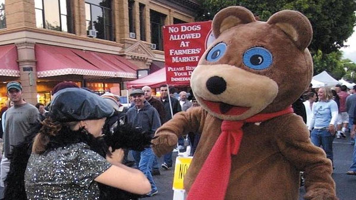A party will be held from 6 to 8 p.m. Thursday for SLO Farmers Market mascot Downtown Brown.