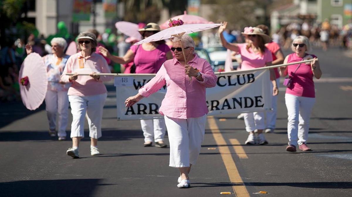 The Arroyo Grande Harvest Festival kicks off Saturday morning Arroyo Grande In 2016, the Women’s Club marched in pink with Moe Boy, second director of club, leading the way.