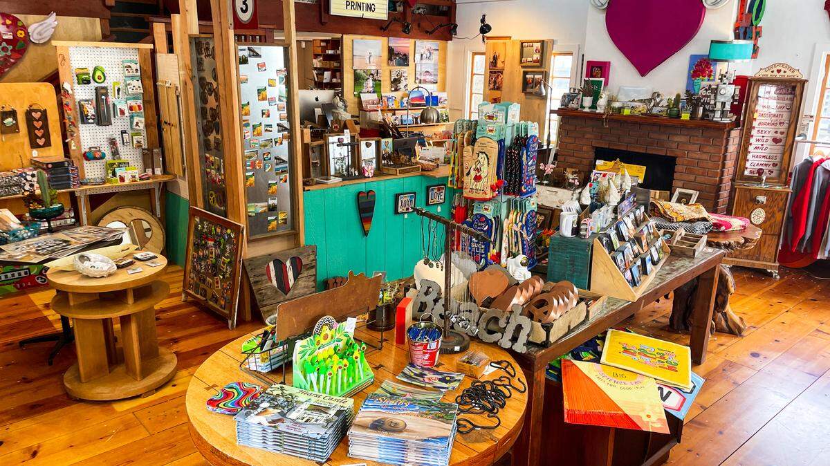 This Cambria shop emphasizes love stories and fun, including a new Art-o-mat art vending machine.