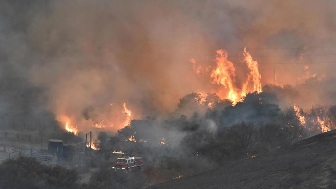The Canyon Fire burning Vandenberg Air Force Base land was still zero-percent contained as of Monday afternoon.