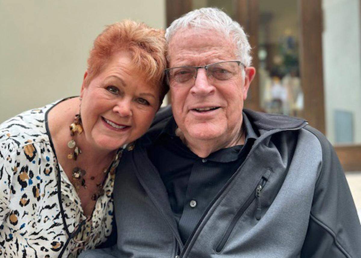 Lynne Schlenker, left, and husband John Schlenker look back on The Great American Melodrama Theatre’s 50 years with pride. He launched it with his business partner, Anet Carlin, in 1975.