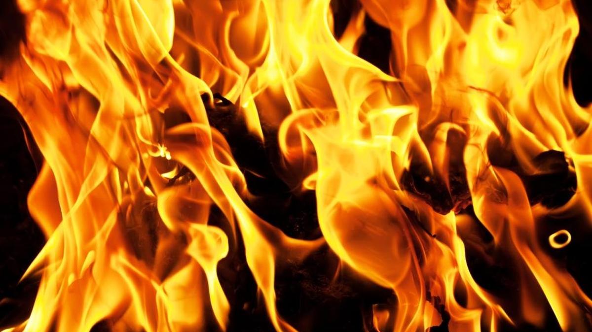 A 10- to 15-acre vegetation fire was burning near Vandenberg Air Force Base in Santa Barbara County on Thursday, July 27, 2017.