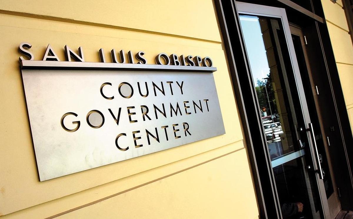 The San Luis Obispo County Government Center on Monterey Street in San Luis Obispo.