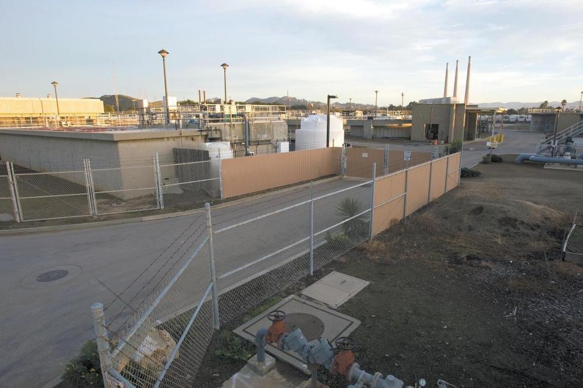 The Morro Bay sewage treatment plant on Atascadero Road just north of Morro Rock.