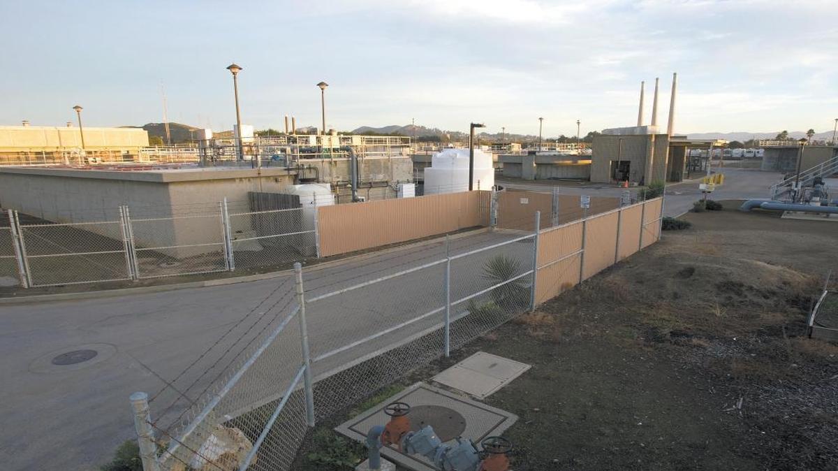 The Morro Bay sewage treatment plant on Atascadero Road just north of Morro Rock.