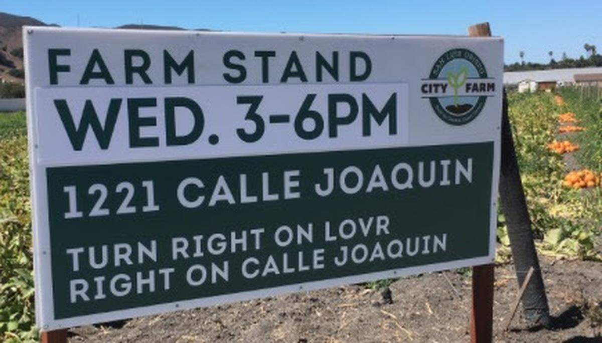 City Farm SLO has opened a new stand in San Luis Obispo selling produce such as tomatoes, carrots, cucumbers, peppers and pumpkins.