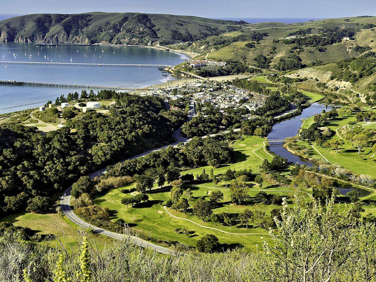 Avila Beach and the Avila Beach Golf Resort.