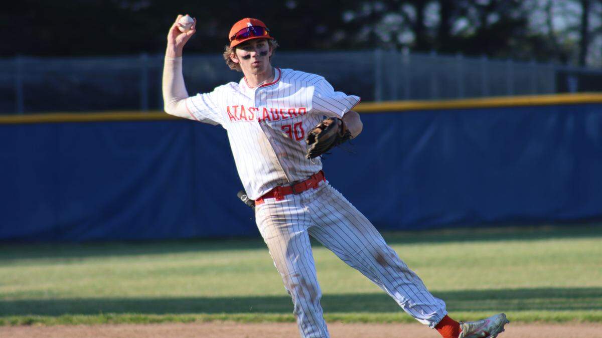 Atascadero High School junior Drew Cappel is hitting .444 with 25 RBI, 10 doubles, two triples and four home runs for the first-place Greyhounds.